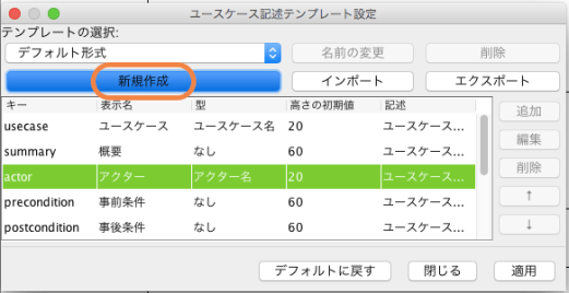 ユースケース記述